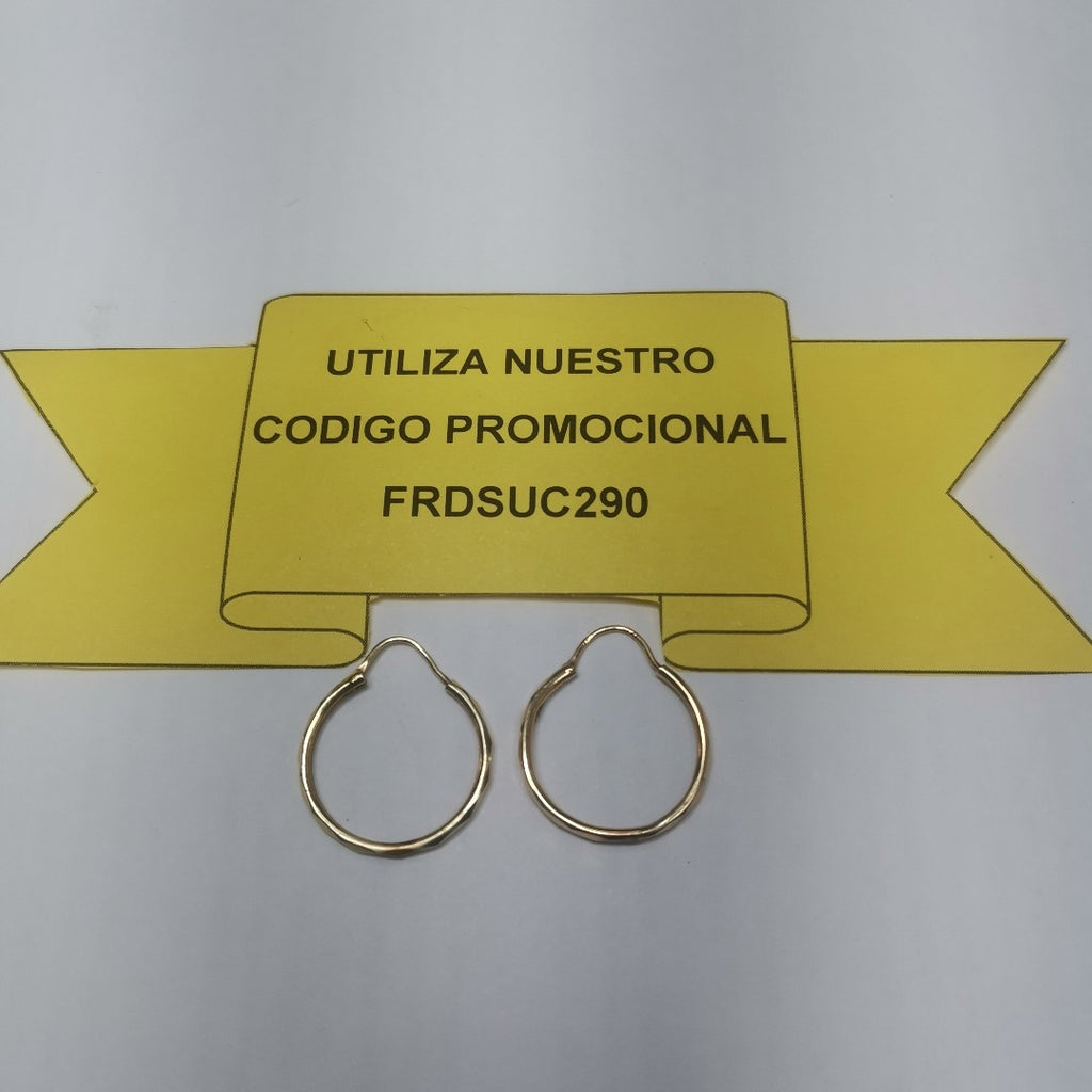 ARRACADAS PAR ORO 14 K 1.4 GRMS (SEMINUEVO)