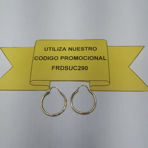 ARRACADAS PAR ORO 14 K 1.4 GRMS (SEMINUEVO)