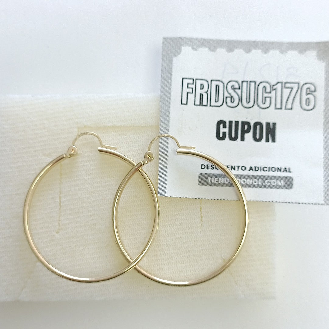 ARRACADAS PAR ORO 10 K 3,30 GRMS (SEMINUEVO)