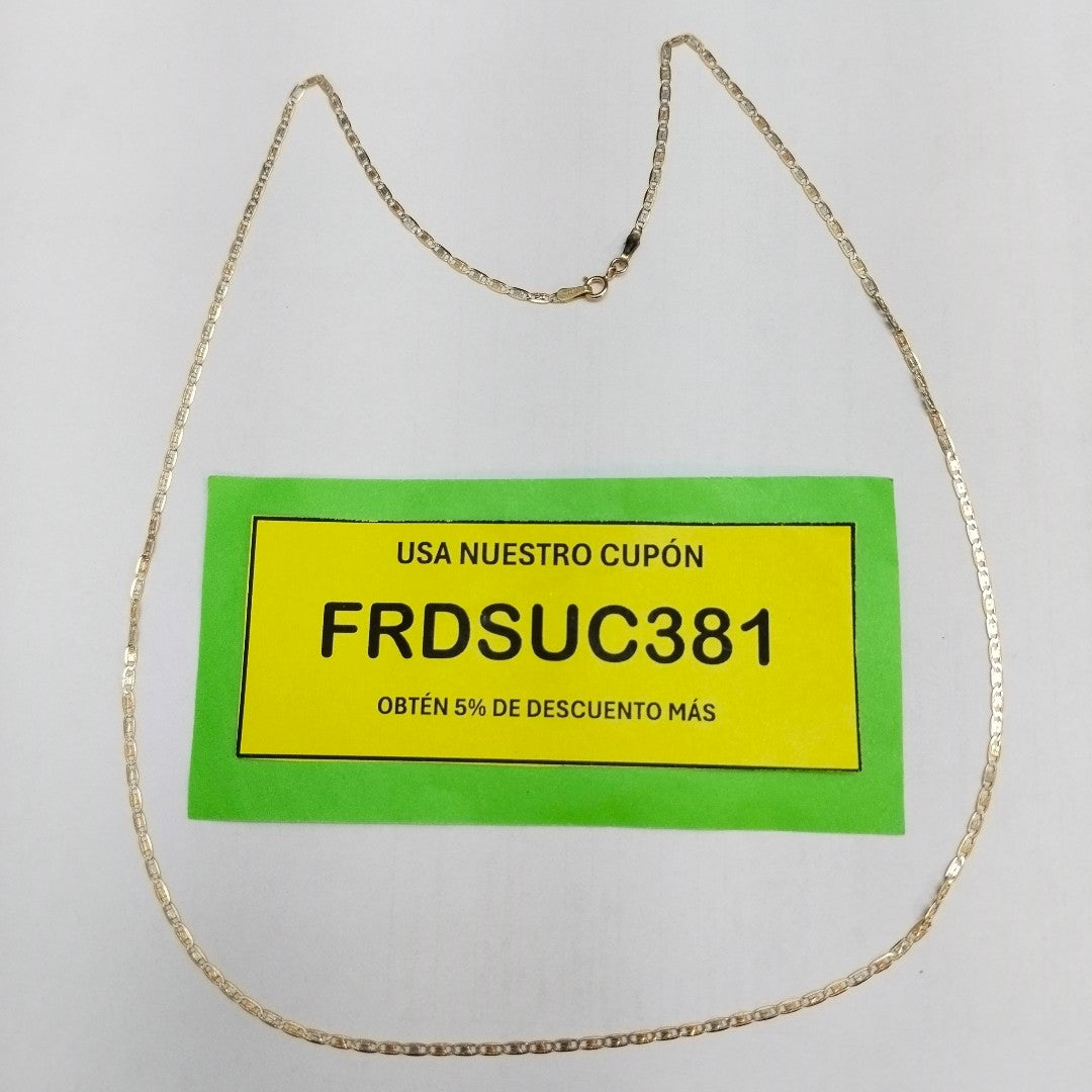 CADENA ORO 10 K 2.6 GRMS (SEMINUEVO)