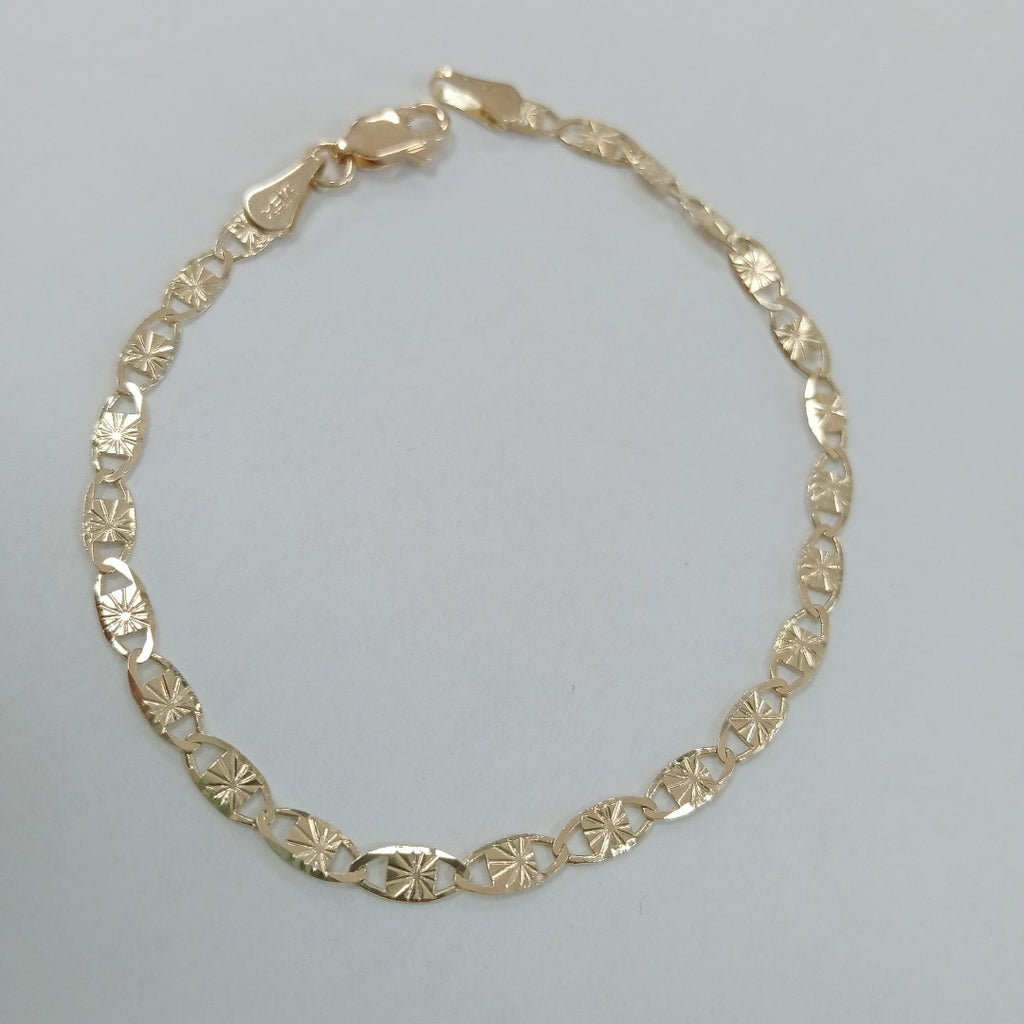 PULSERAS GUCHI ORO 14K 18 CM 2.9 GR (NUEVO)