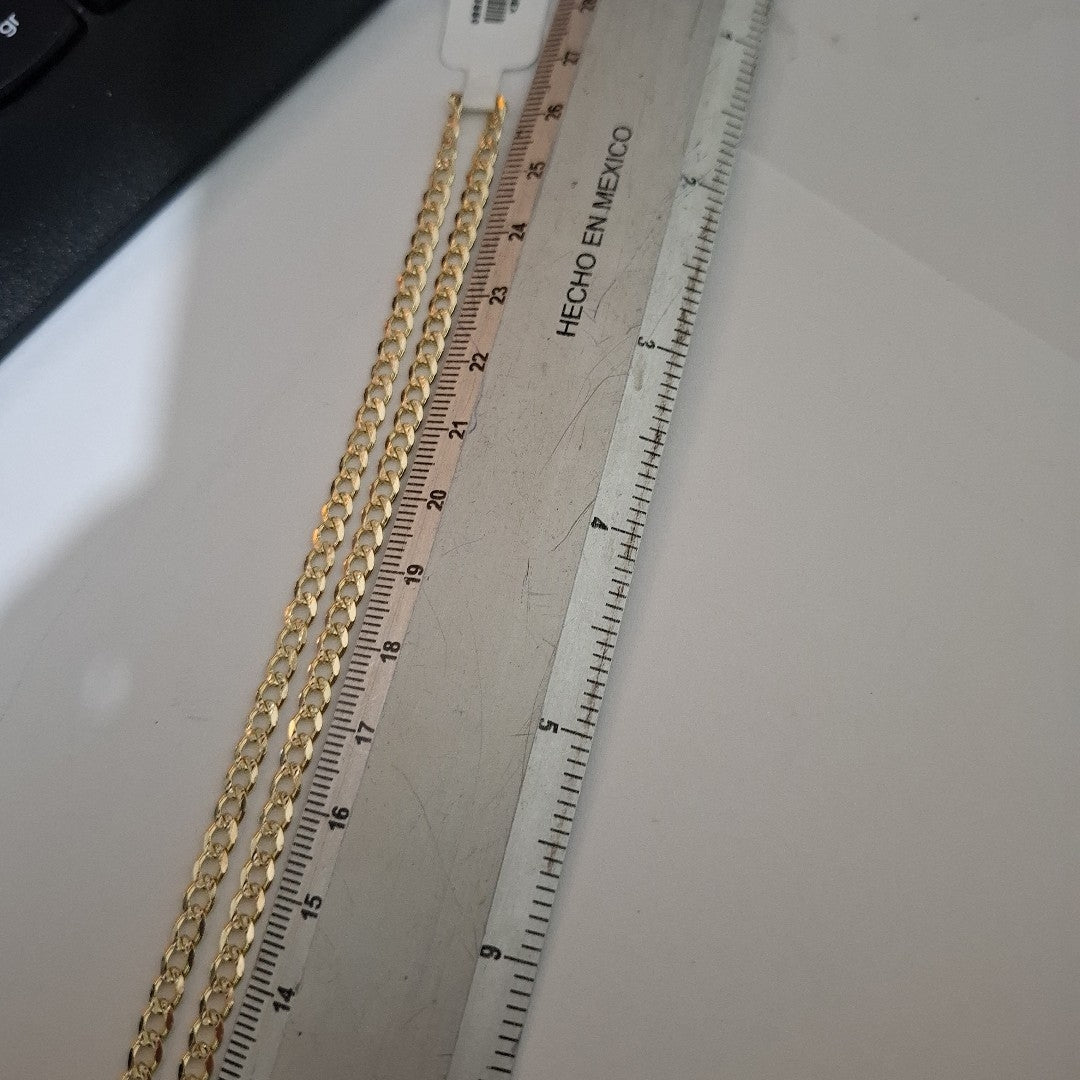 CADENAS BARBADA ORO 14K 55 CM 13 GR (NUEVO)