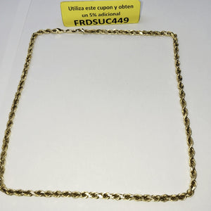 CADENA ORO 14 K 39.5 GRMS (SEMINUEVO)