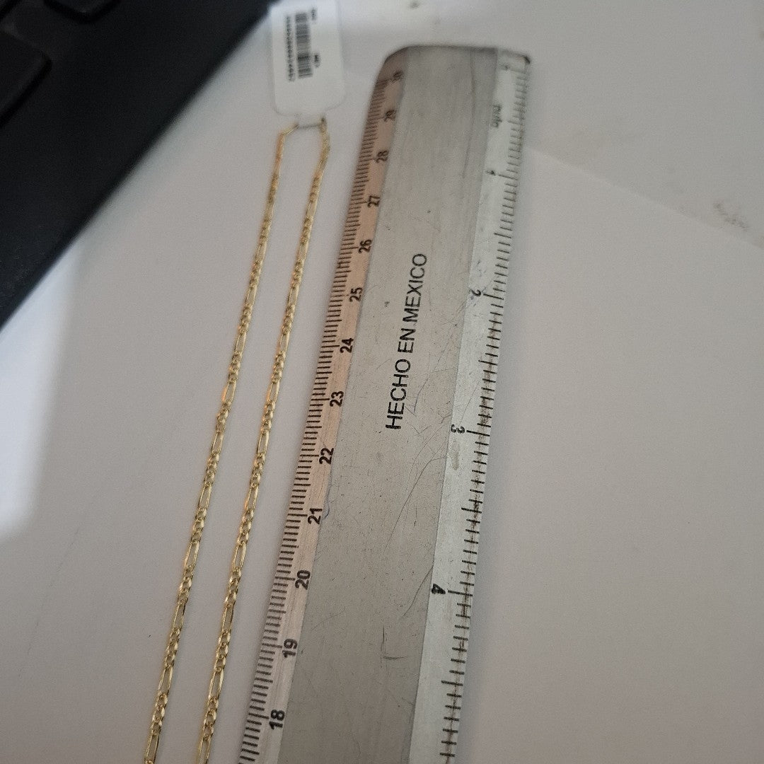 CADENAS 3X1 ORO 14K 55 CM 4 GR (NUEVO)