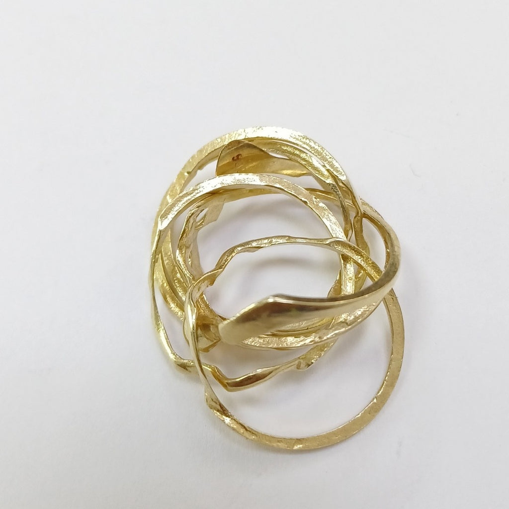 SEMANARIO DE ARGOLLAS ORO 14 K 7,50 GRMS (SEMINUEVO)