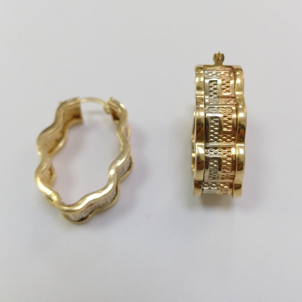 ARRACADAS PAR ORO 14 K 6,80 GRMS (SEMINUEVO)