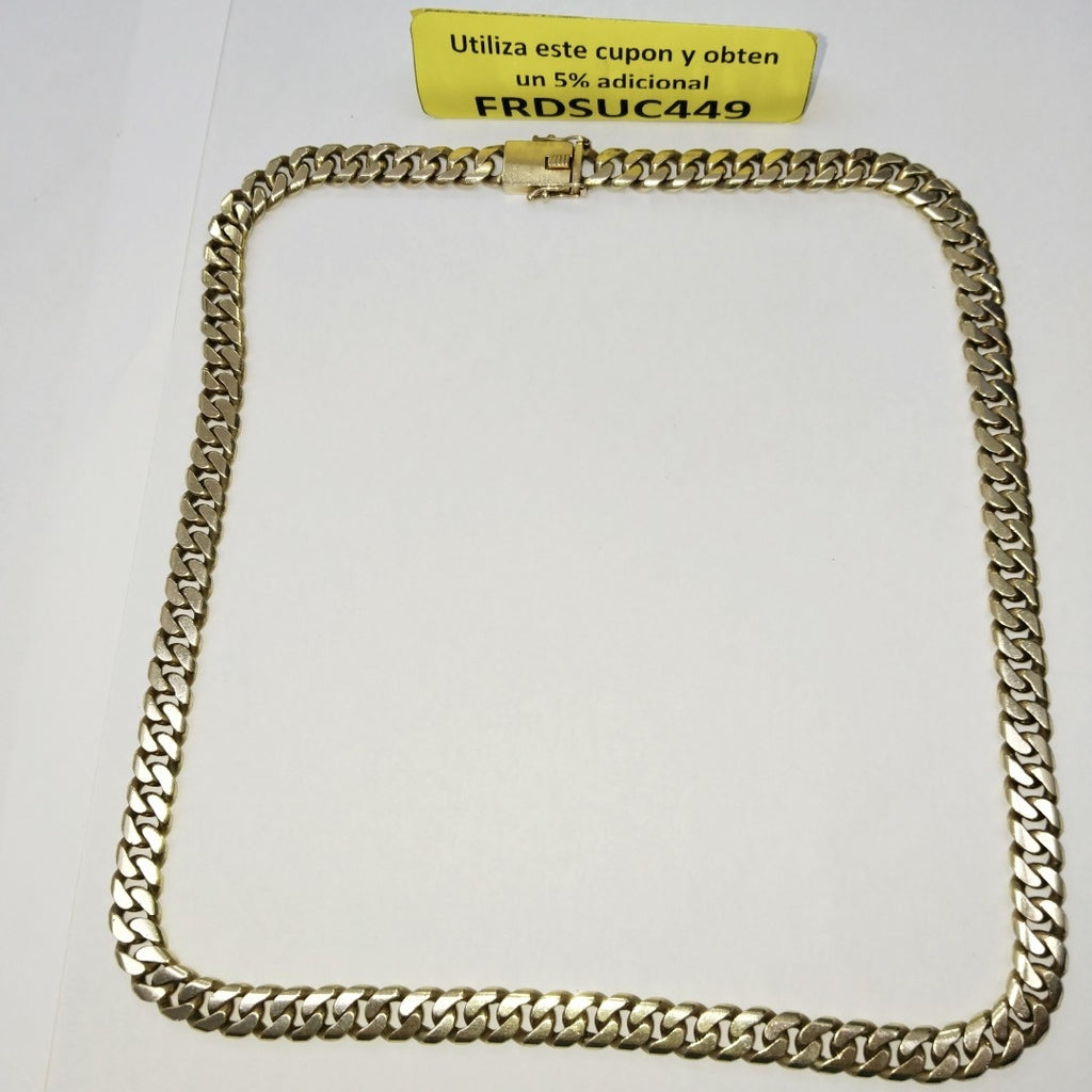 CADENA ORO 14 K 122.7 GRMS (SEMINUEVO)