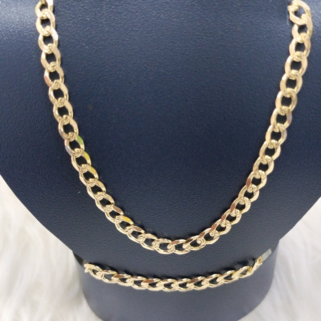 CADENAS BARBADA ORO 14K 55 CM 13.2 GR (NUEVO)
