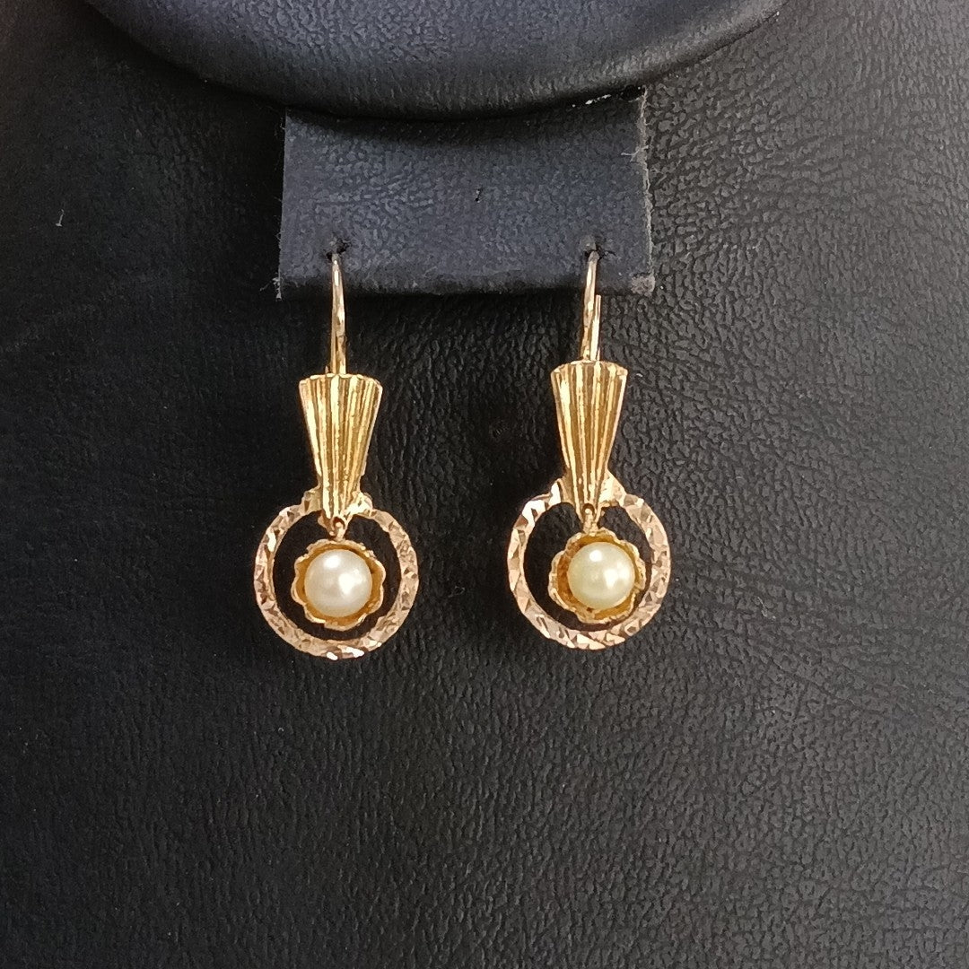 ARETES PAR ORO 10 K 2.2 GRMS (SEMINUEVO)