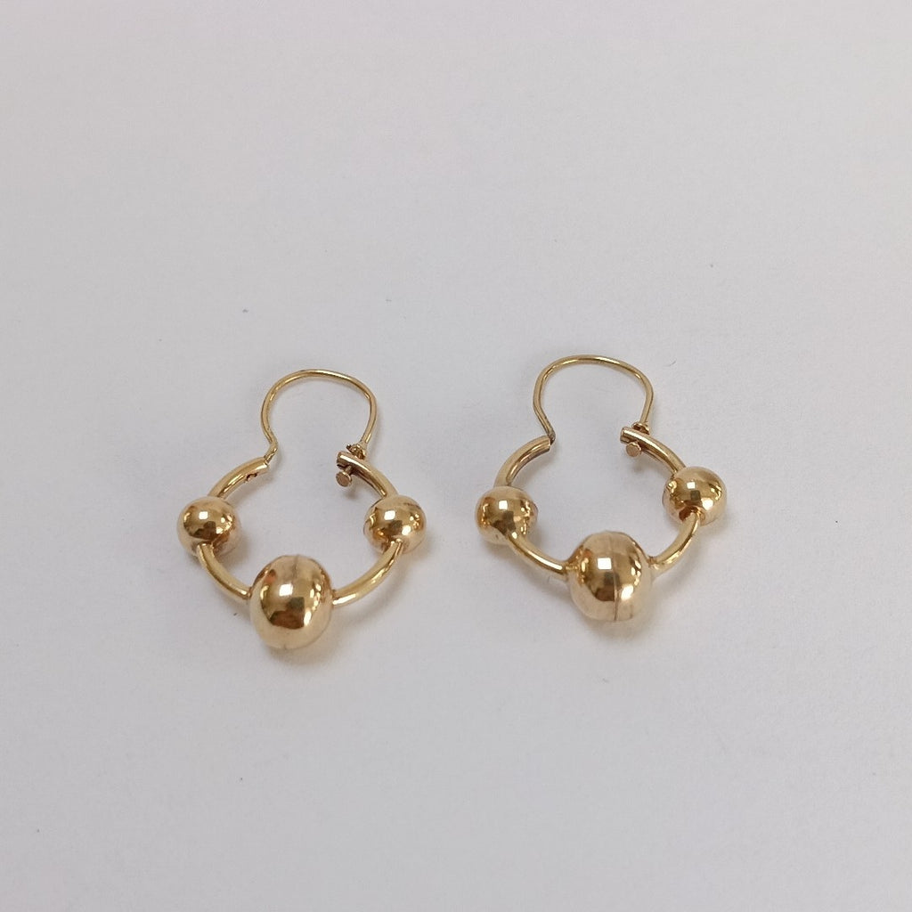 ARRACADAS PAR ORO 10 K 2.5 GRMS (SEMINUEVO)