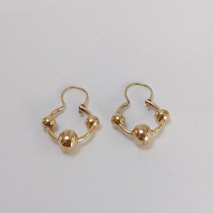 ARRACADAS PAR ORO 10 K 2.5 GRMS (SEMINUEVO)