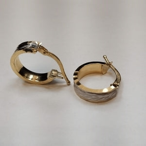 ARRACADAS PAR ORO 14 K 1.2 GRMS (SEMINUEVO)