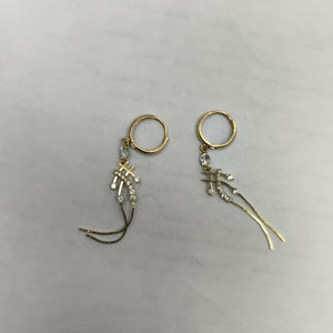 ARETES PAR ORO 14 K 3.3 GRMS (SEMINUEVO)