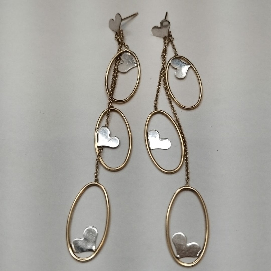 ARETES PAR ORO 14 K 4 GRMS (SEMINUEVO)