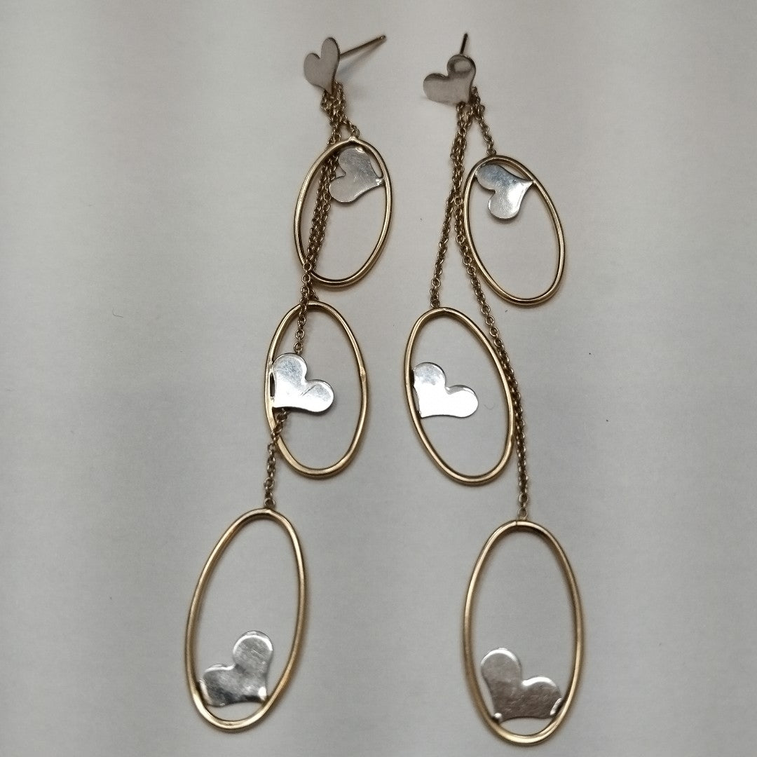 ARETES PAR ORO 14 K 4 GRMS (SEMINUEVO)