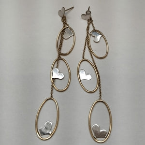 ARETES PAR ORO 14 K 4 GRMS (SEMINUEVO)