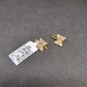ARETES PAR ORO 10 K 2.5 GRMS (SEMINUEVO)