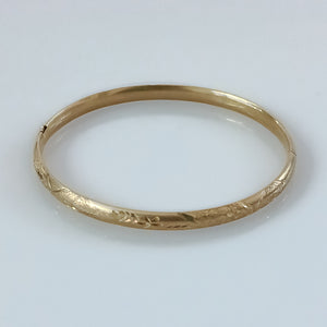 PULSERA RIGIDA ORO 14 K 5,30 GRMS (SEMINUEVO)