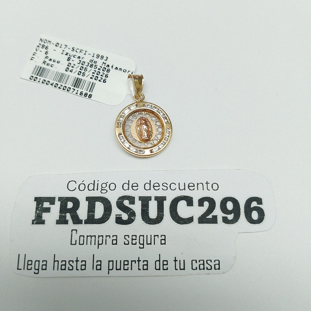 MEDALLA RELIGIOSA ORO 14 K 1 GRMS (SEMINUEVO)
