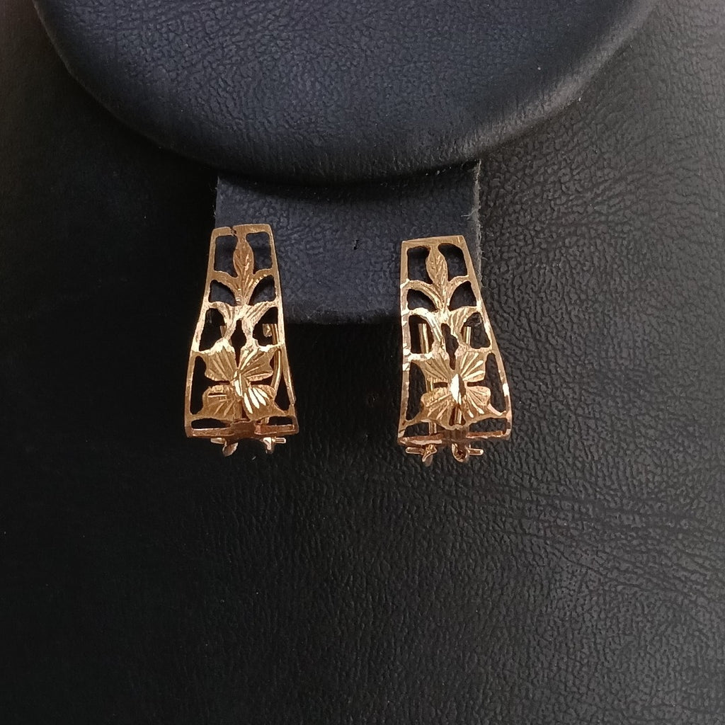 ARETES PAR ORO 10 K 2 GRMS (SEMINUEVO)