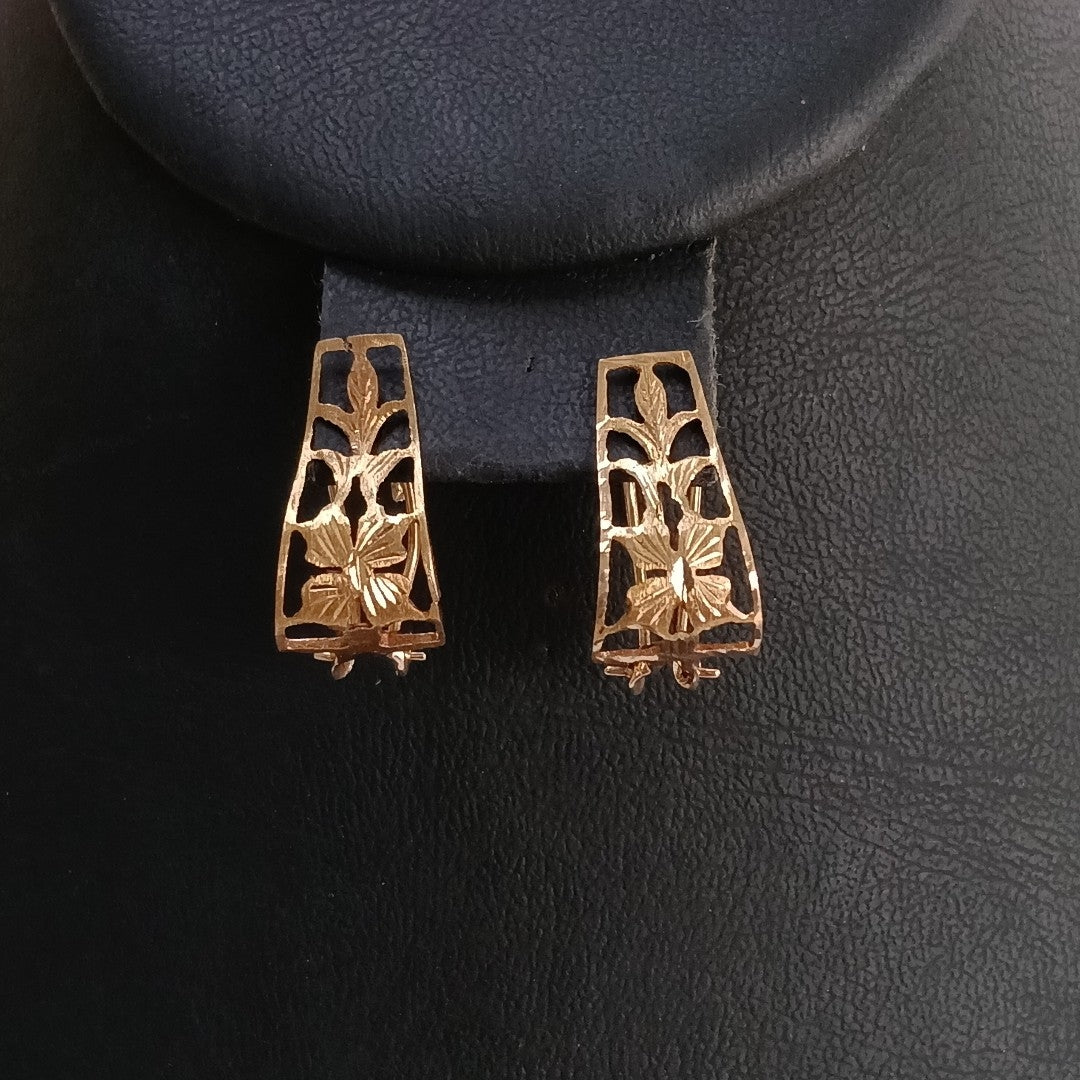 ARETES PAR ORO 10 K 2 GRMS (SEMINUEVO)