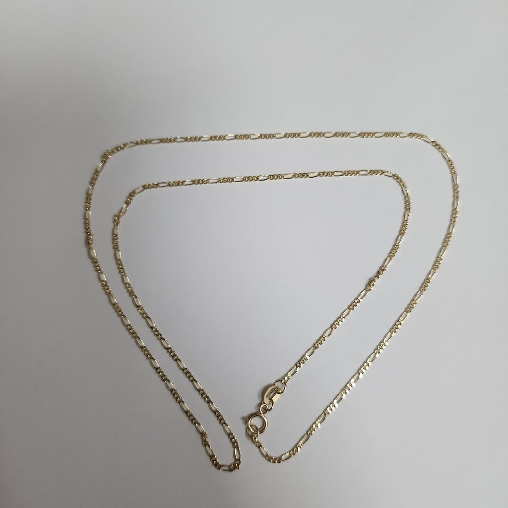 CADENAS TEJIDO 3X1 ORO 14K 55 CM 2.7 GR (NUEVO)