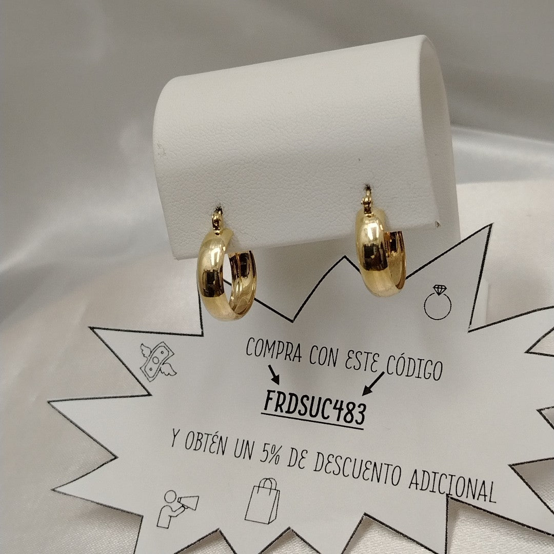 ARETES ARRACADAS ORO 10K 2.4 GR (NUEVO)