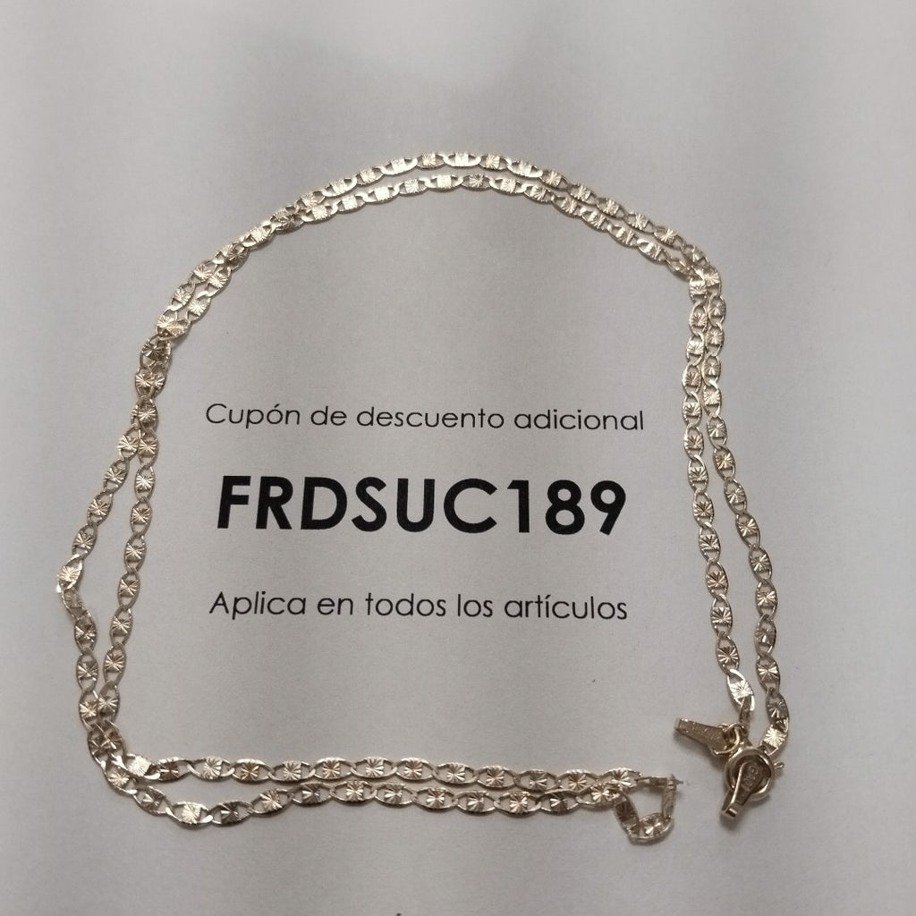 CADENAS TEJIDO GUCHI ORO 10K 55 CM 2.9 GR (NUEVO)