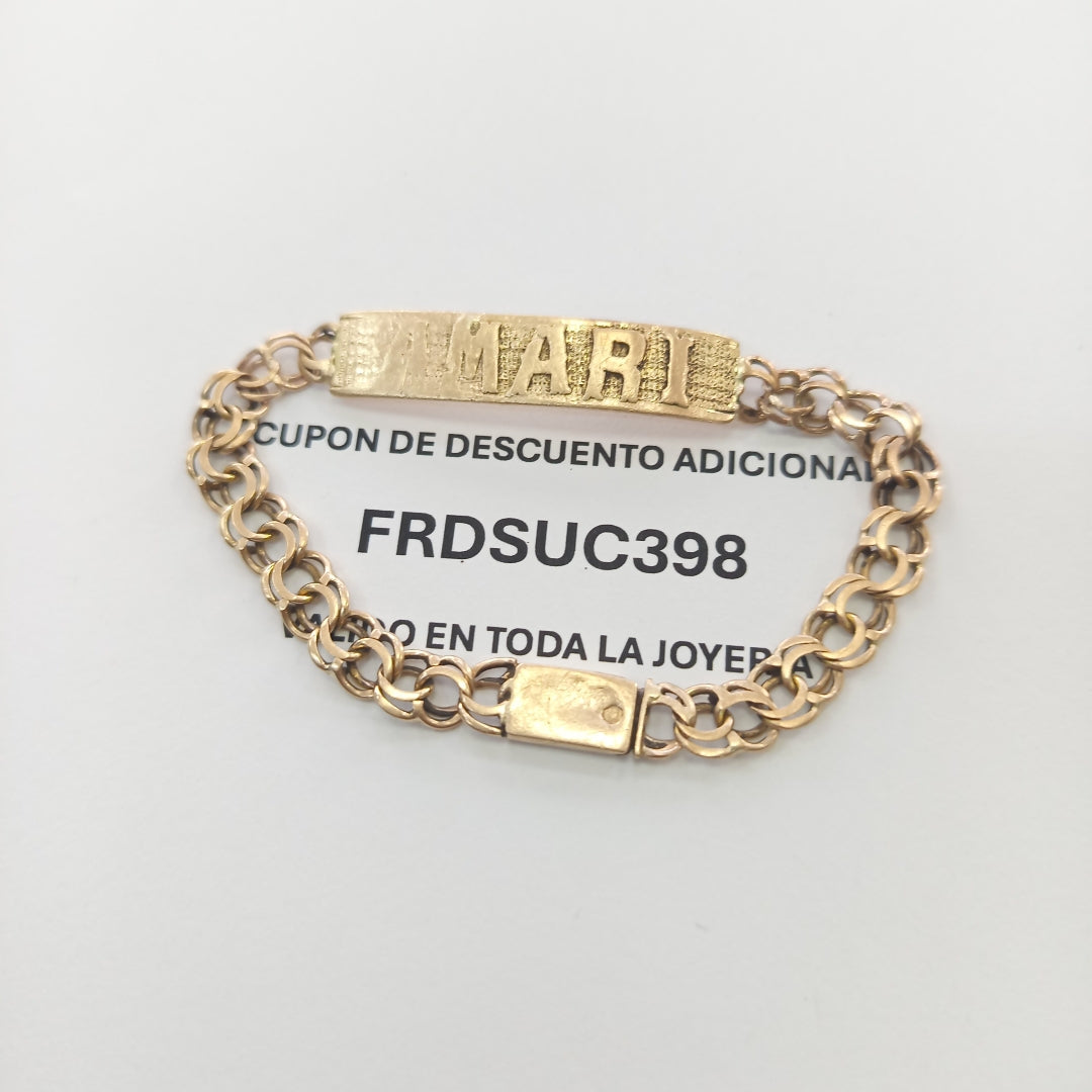 ESCLAVA ORO 10 K 9.1 GRMS (SEMINUEVO)