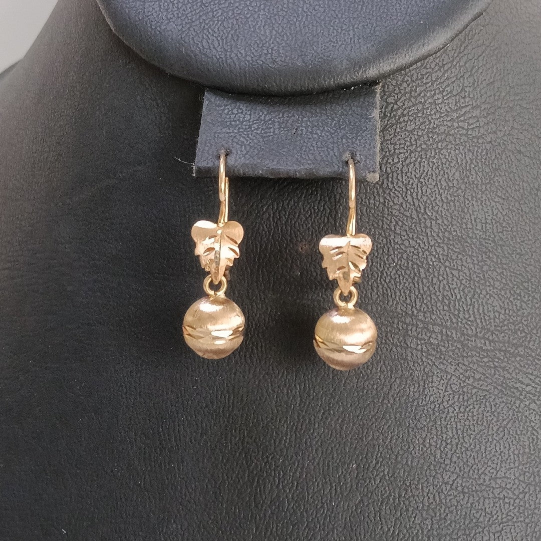 ARETES PAR ORO 10 K 1.7 GRMS (SEMINUEVO)