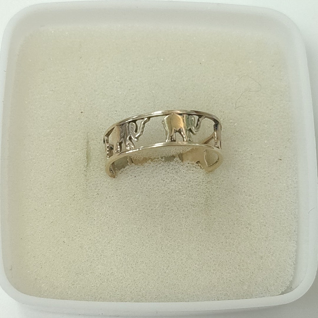 ARGOLLA DE LA SUERTE ORO 14 K 1.9 GRMS (SEMINUEVO)