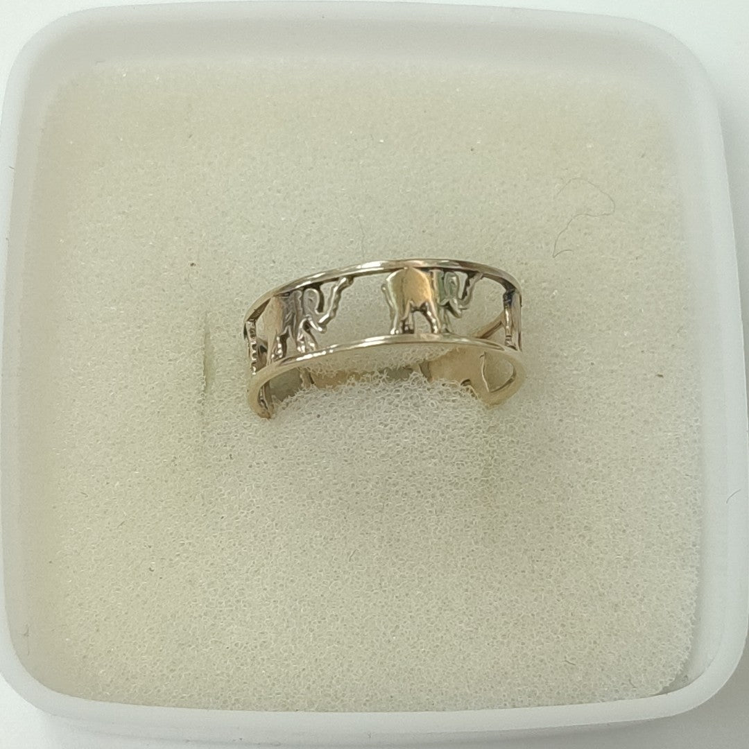 ARGOLLA DE LA SUERTE ORO 14 K 1.9 GRMS (SEMINUEVO)
