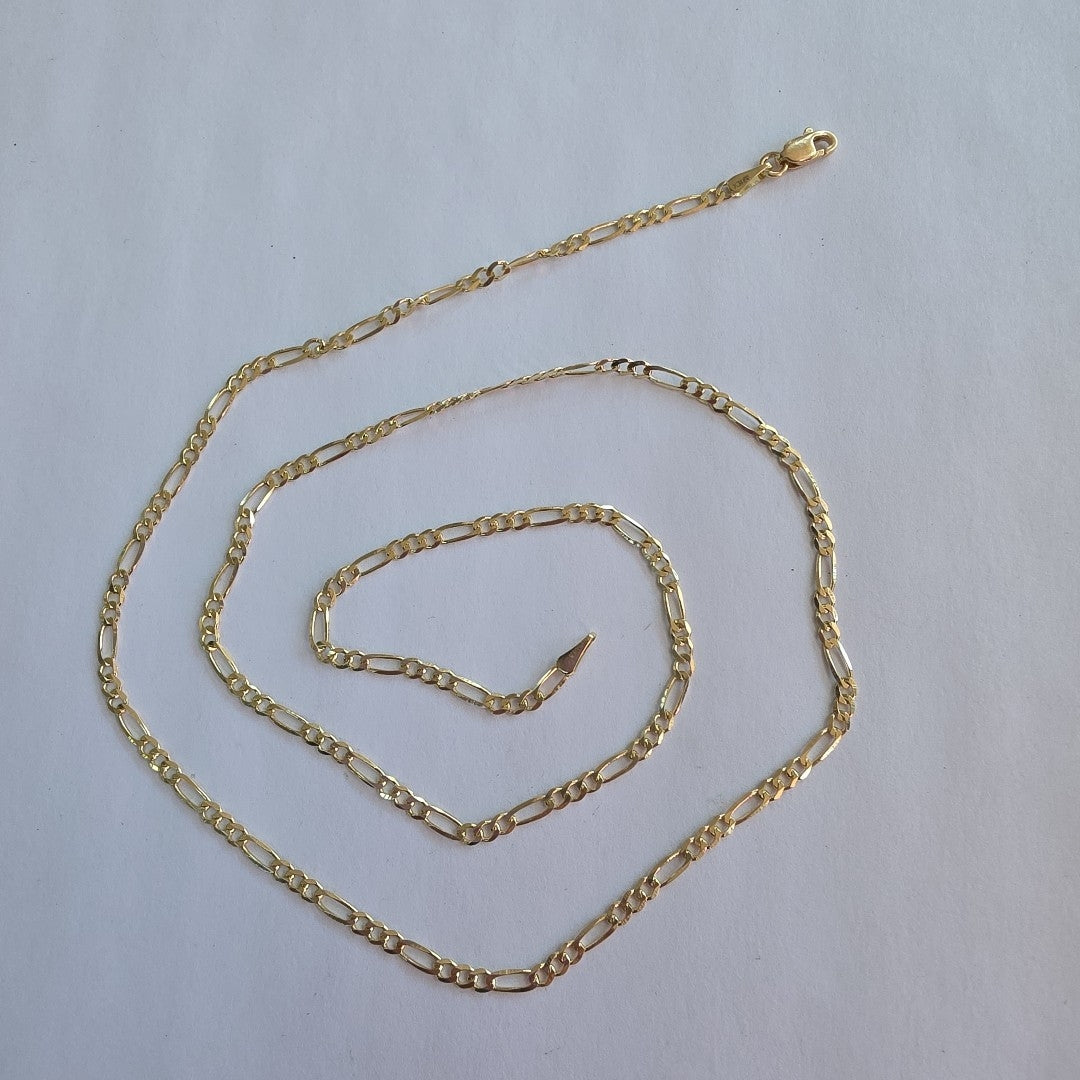 CADENAS 3X1 ORO 14K 55 CM 4.7 GR (NUEVO)