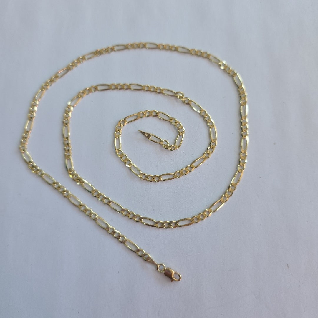 CADENAS 3X1 ORO 14K 60 CM 8.9 GR (NUEVO)