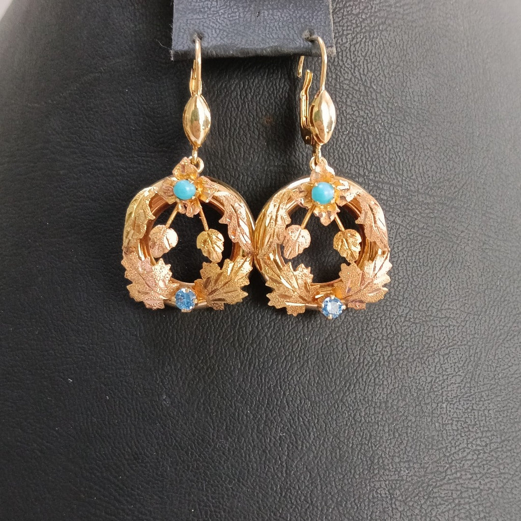 ARETES PAR ORO 10 K 5.6 GRMS (SEMINUEVO)