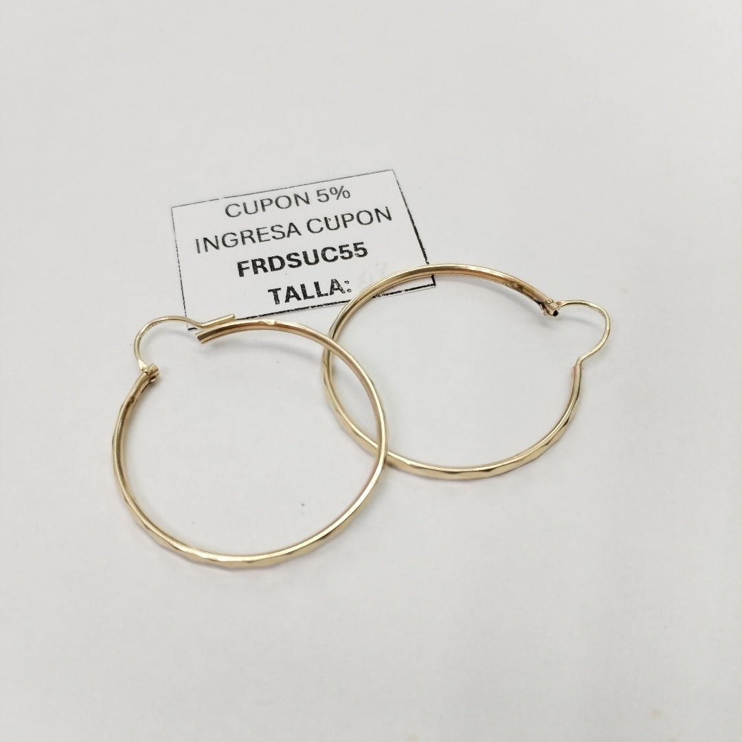 ARRACADAS PAR ORO 8 K 1.8 GRMS (SEMINUEVO)
