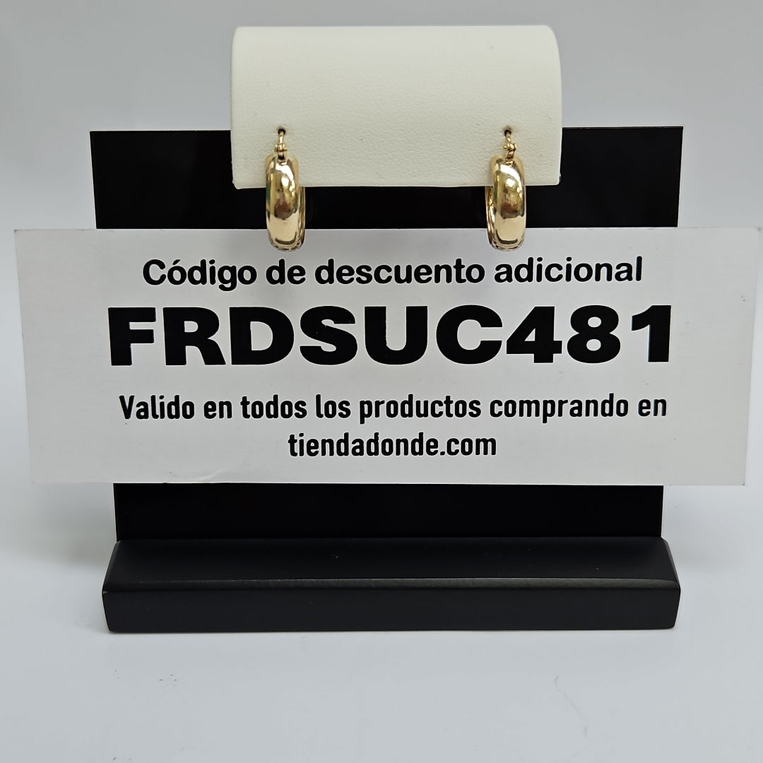 ARETES ARRACADAS ORO 10K 2.4 GR (NUEVO)