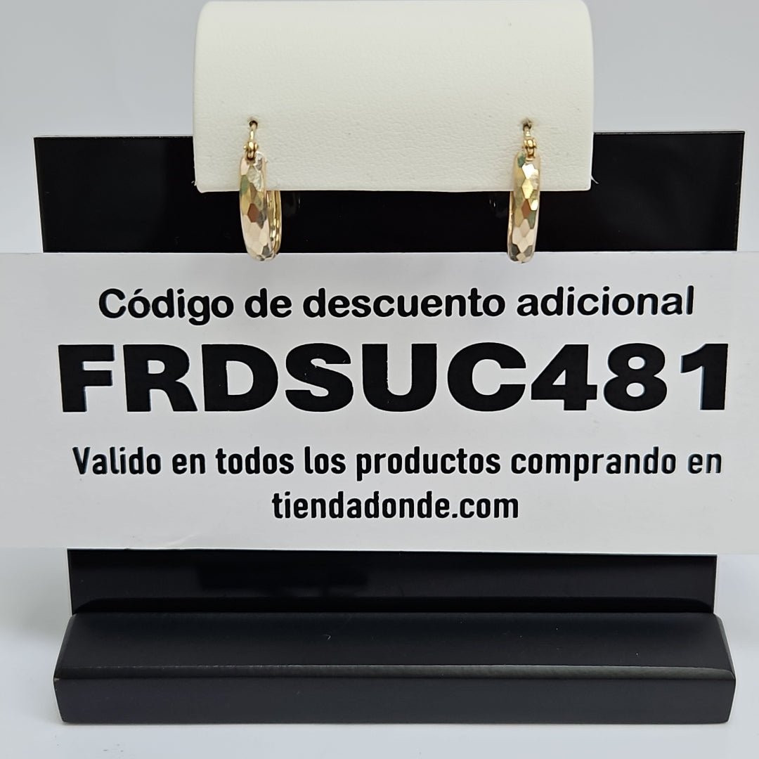 ARETES ARRACADAS ORO 10K 1.7 GR (NUEVO)