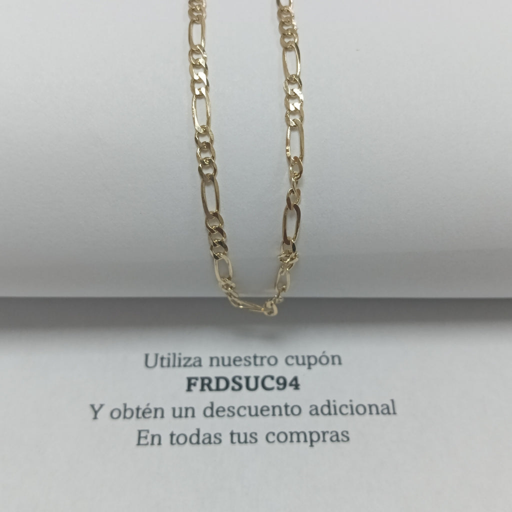 PULSERAS 3X1 ORO 14K 21 CM 2.1 GR (NUEVO)