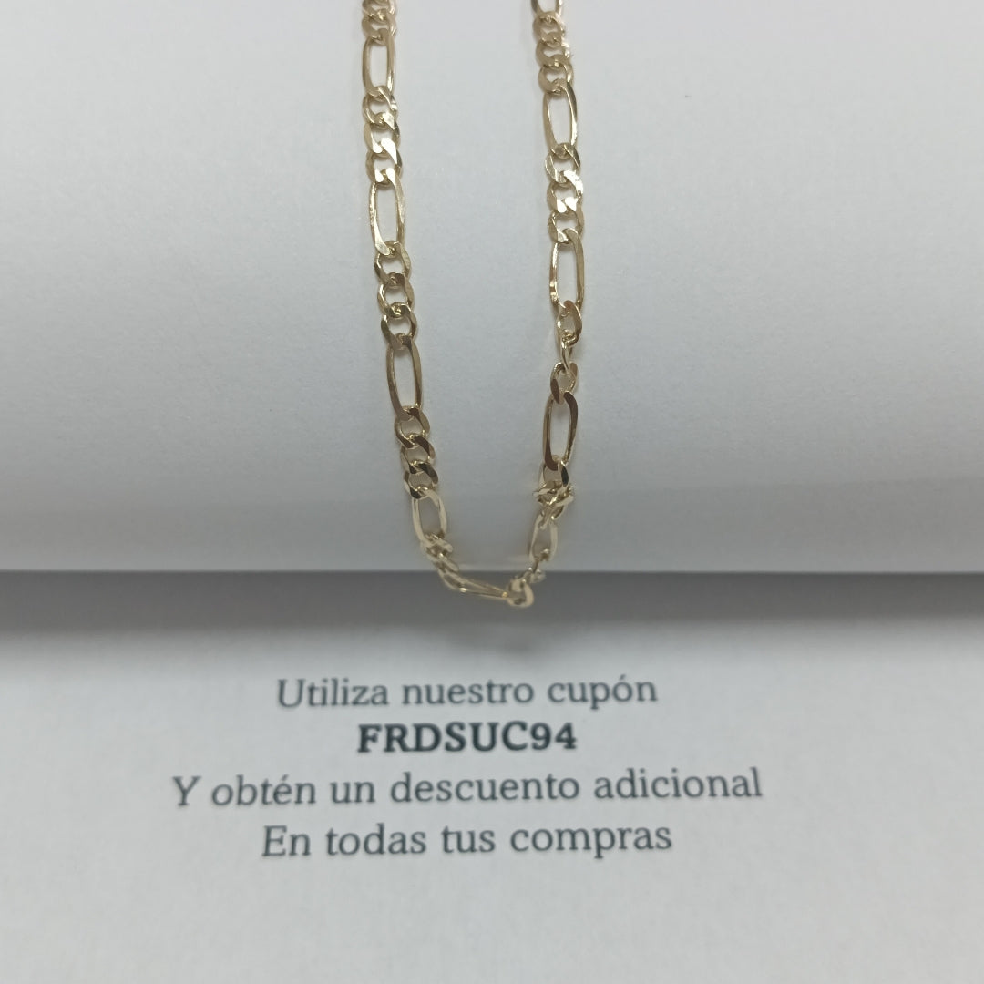 PULSERAS 3X1 ORO 14K 21 CM 2.1 GR (NUEVO)