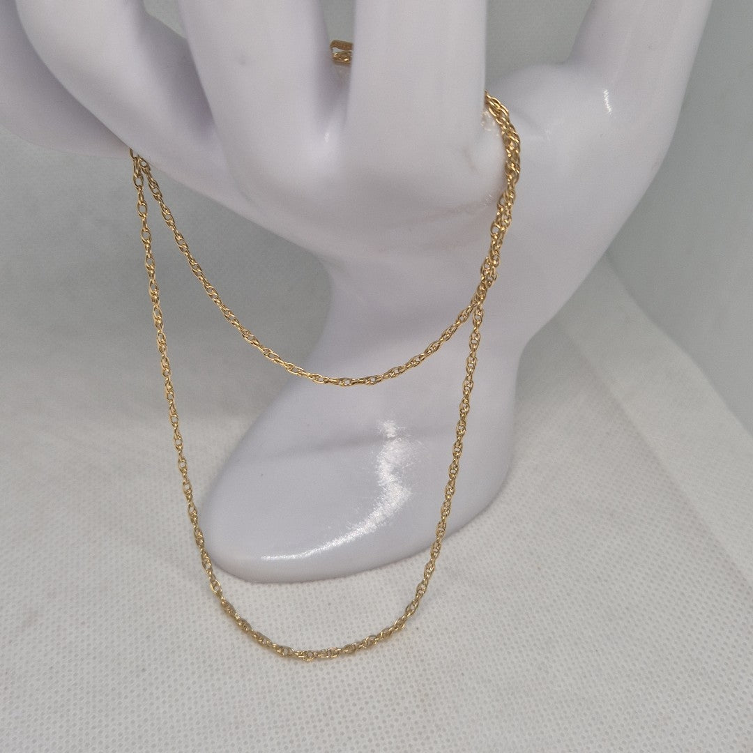 CADENA ORO 14 K 3.2 GRMS (SEMINUEVO)