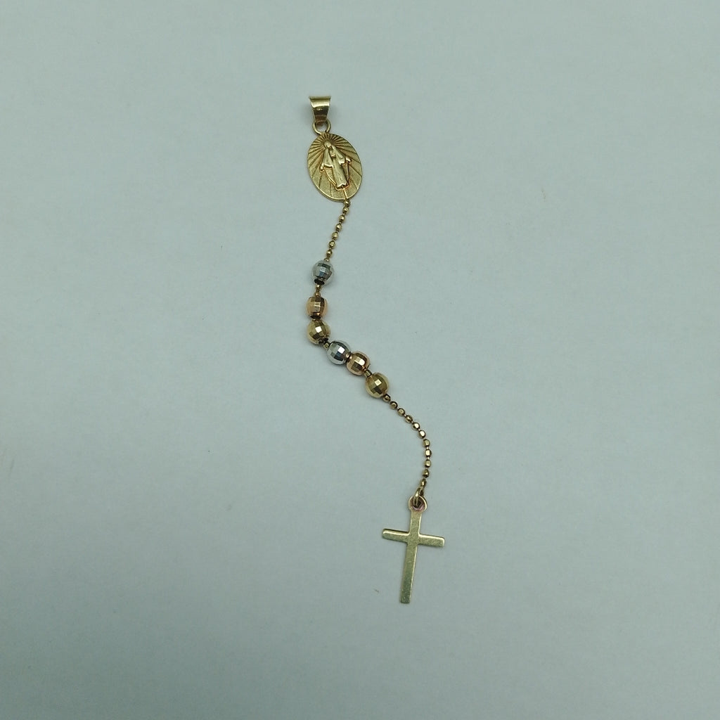 DIJE ORO, ORO COMBINADO 14 K 1.4 GRMS (SEMINUEVO)