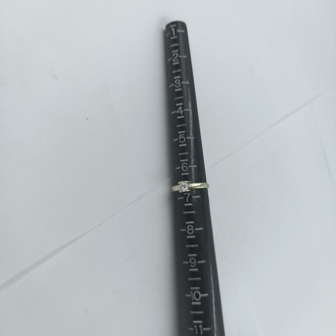 ANILLITO, SOLITARIO ORO 10 K 1.5 GRMS (SEMINUEVO)