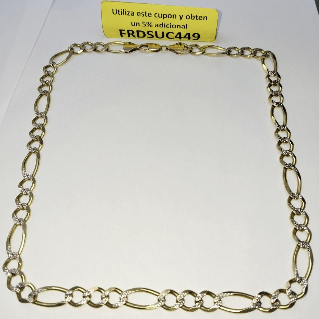 CADENA ORO, RODIADO 10 K 48.4 GRMS (SEMINUEVO)