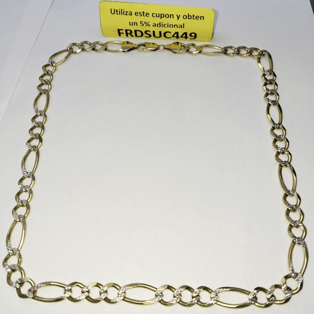 CADENA ORO, RODIADO 10 K 48.4 GRMS (SEMINUEVO)