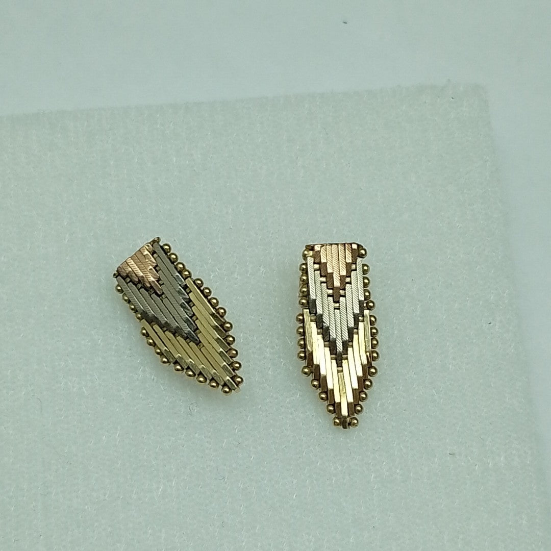 ARETES PAR ORO 14 K 3.4 GRMS (SEMINUEVO)