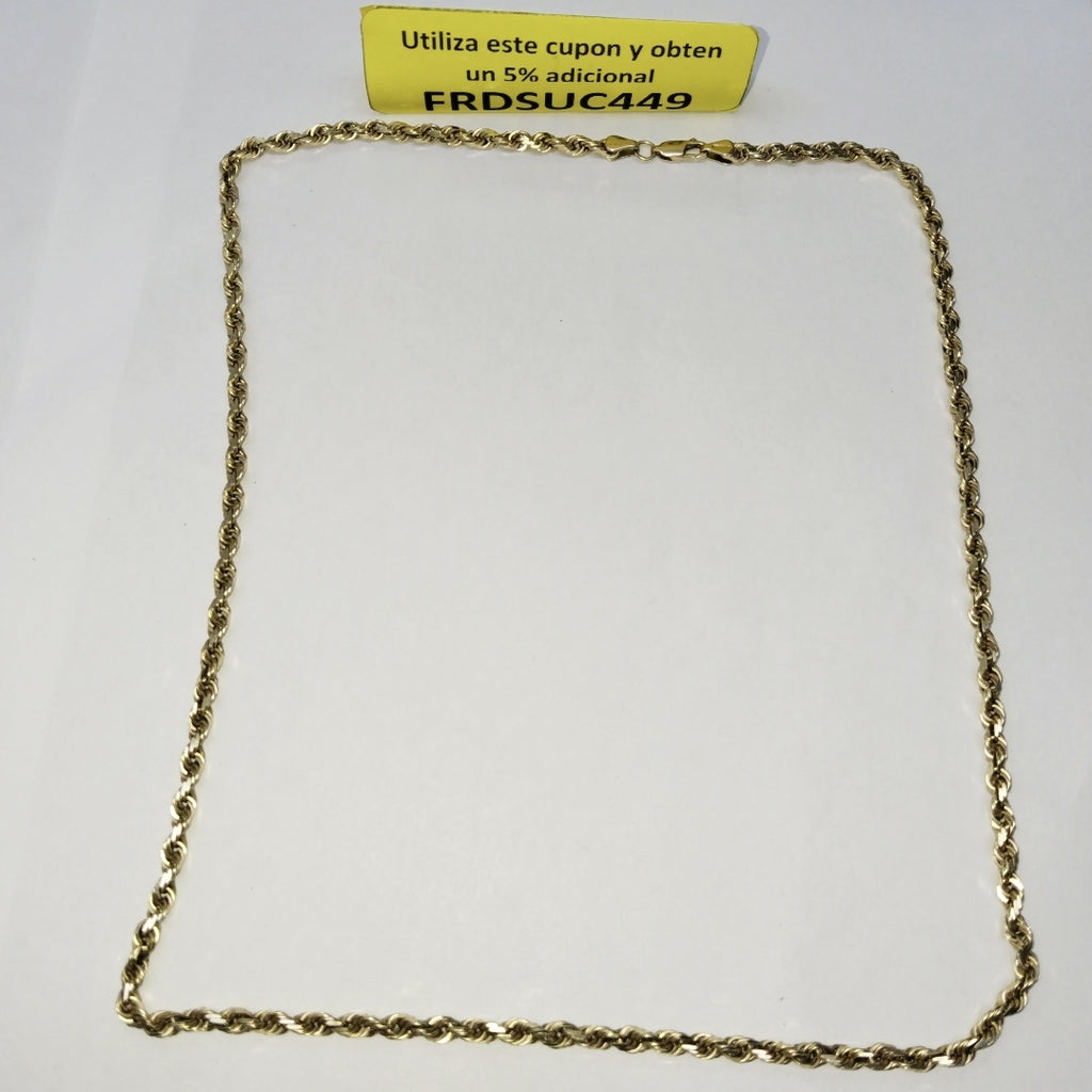 CADENA ORO 10 K 27.6 GRMS (SEMINUEVO)