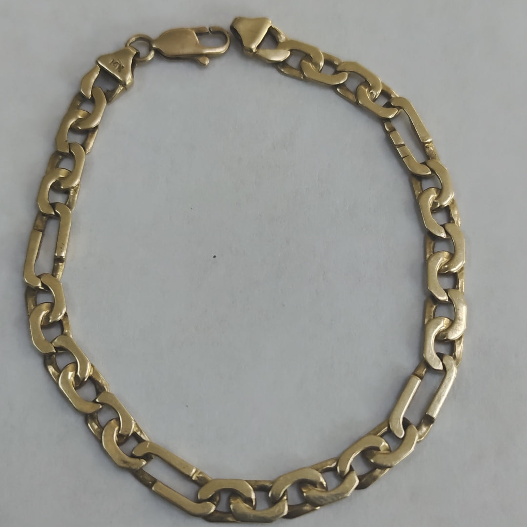 PULSERA ORO 14 K 13.6 GRMS (SEMINUEVO)
