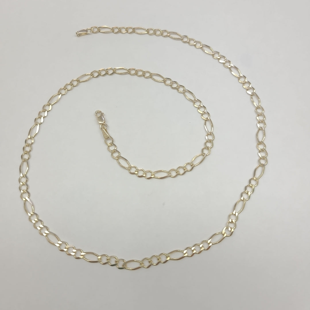 CADENAS TEJIDO 3X1 ORO 10K 50 CM 6.4 GR (NUEVO)