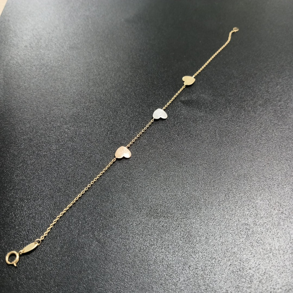 PULSERA ORO, ORO COMBINADO 14 K 1.4 GRMS (SEMINUEVO)